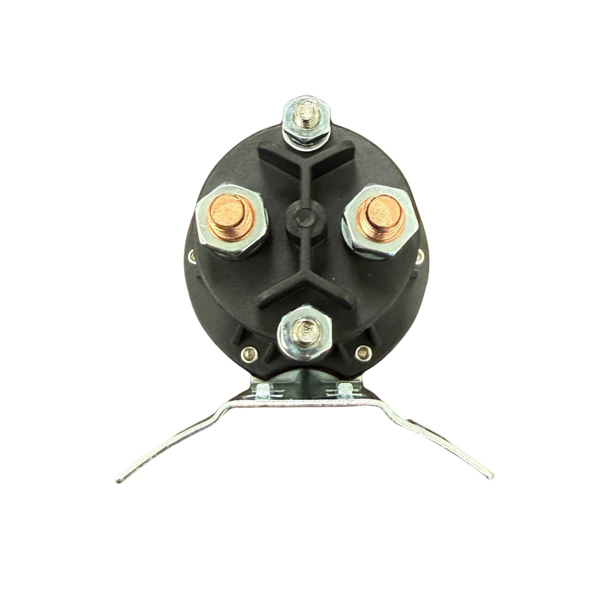 Sumachay Electric Pallet Jack DC Contactor – front view of four-terminal DC contactor with mounting bracket for Sumachay SESR15 and SELR20