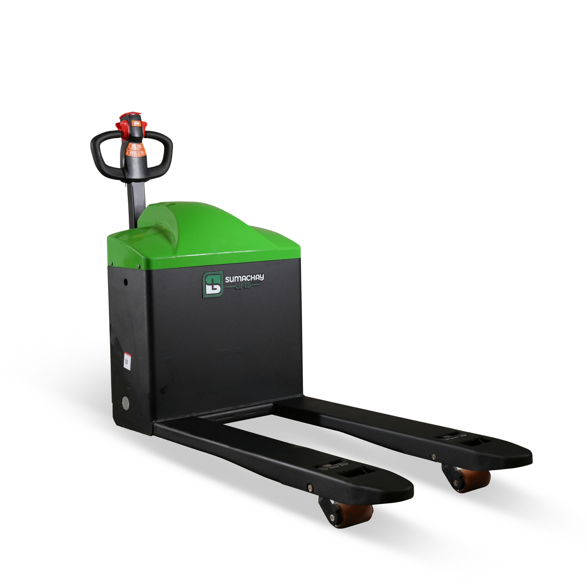 Sumachay SEOR30 Off-Road Electric Pallet Jack – front three-quarter view of the standard unit