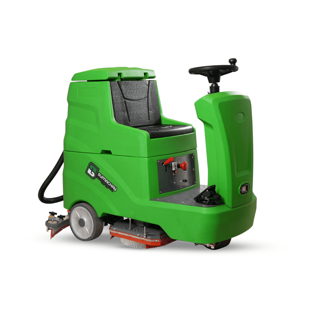 Ride-On Floor Scrubber | Sumachay SS75-R | 26 Inch Cleaning Path - Sumachay