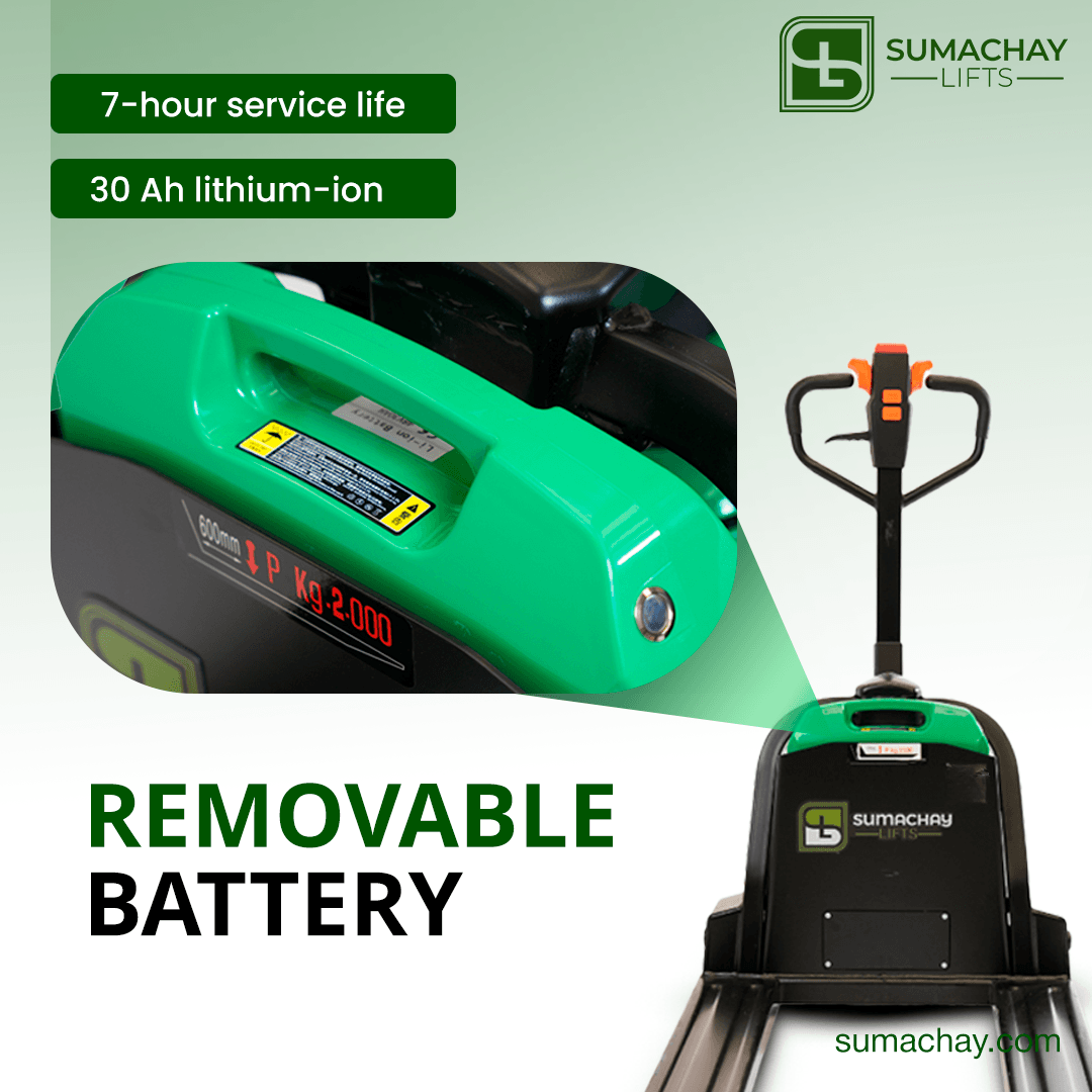 SELR20-S Electric Pallet Jack with Scale – The Future of Canadian Warehousing