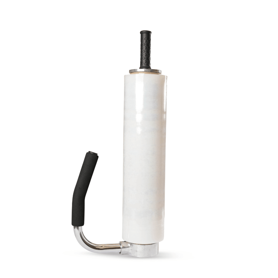 Adjustable Stretch Wrap Dispenser - Fits 12 - 18 inch Rolls