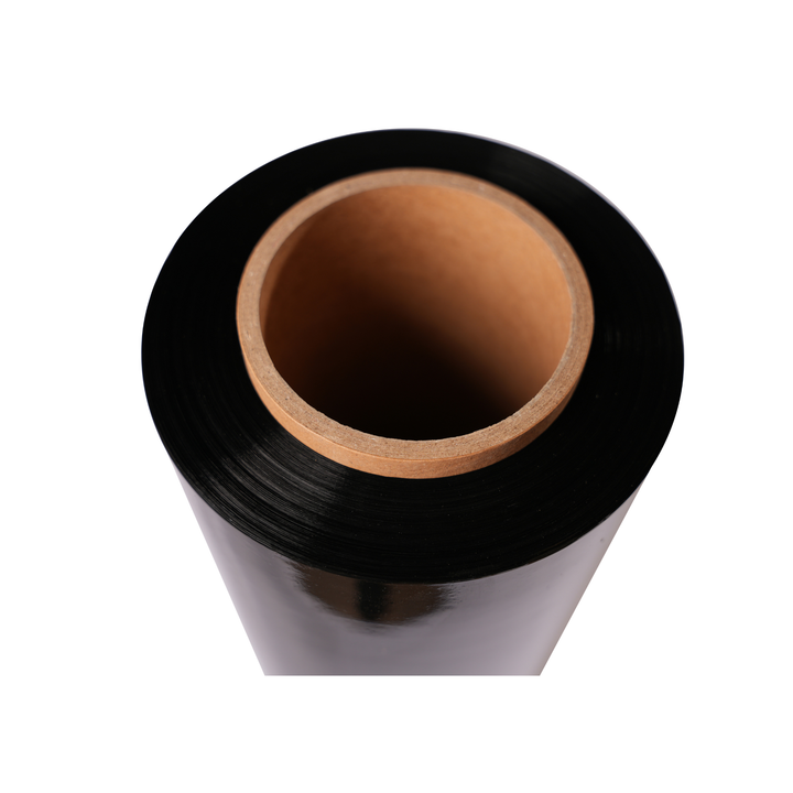 Black ProStretch 14 Inch Stretch Wrap | 80 Gauge | 1500 Feet Length (Box of 4 Rolls) Sumachay Packaging
