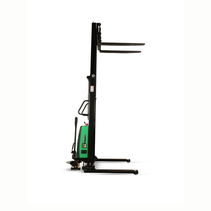 Electric lifting stacker for warehouse