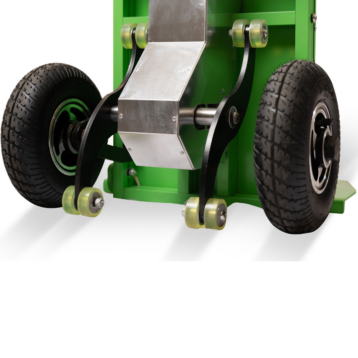 Electric stair climber designed for icy Canadian conditions