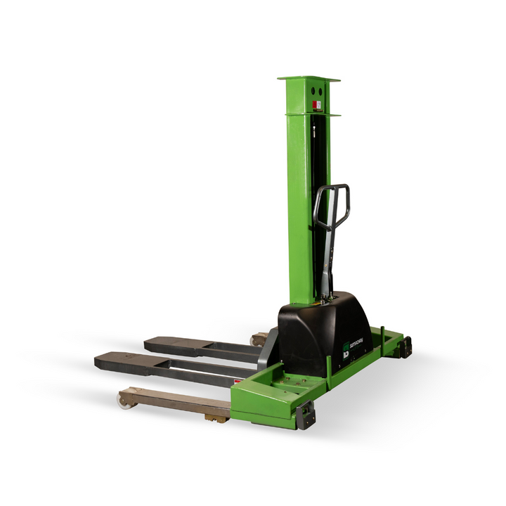 Self-lifting stacker for food and beverage distribution sumachay