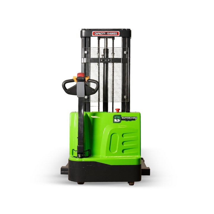SST15-C Electric Pallet Stacker – 1500kg Capacity, 2.5m Lifting Height Sumachay