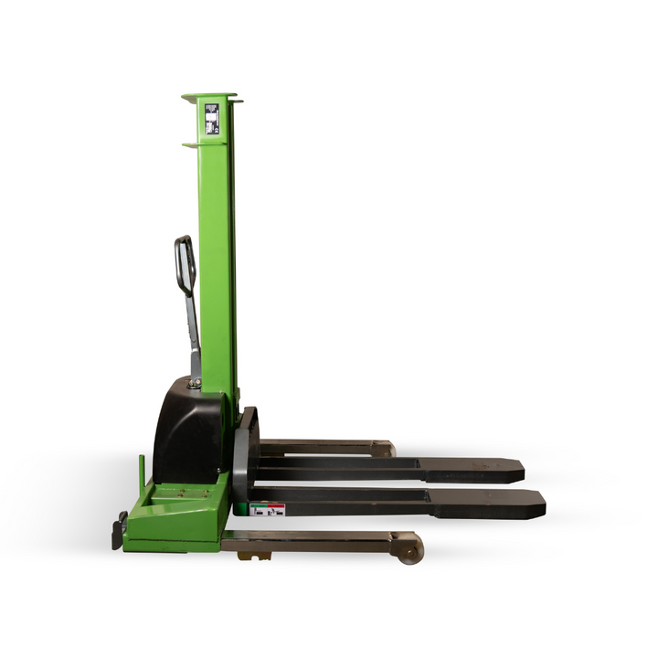 Battery-powered lifting stacker for safe pallet handling Sumachay Lifts