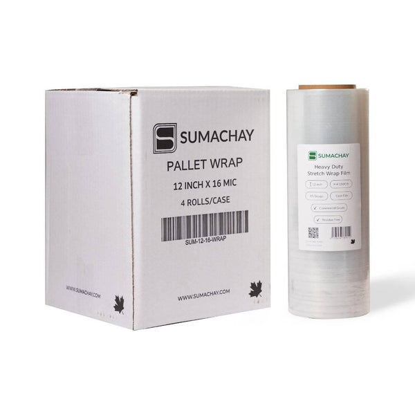 High-Quality 12 Inch Cast Stretch Wrap - 65-Gauge, 1300 ft